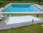 Preview: GFK Pool Orlando 6 mit Technik und Oberflur Rollladenabdeckung | 600x300x148cm